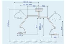 Lampa operacyjna LED EMALED 500/300 (Podwójna)