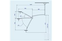 Lampa zabiegowa LED EMALED 200 D (Sufitowa)