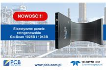 elastyczne panele rentgenowskie Teledyne ICM Go-Scan 1025B i 1043B - do kontroli spoin obwodowych