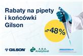 Promocja na pipety automatyczne oraz końcówki Gilson – taniej nawet o 48%