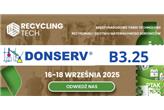 DONSERV® na Recycling Tech 2025 – technologie pomiarowe dla recyklingu i produkcji tworzyw