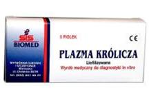 Preparaty diagnostyczne - Plazma królicza liofilizowana