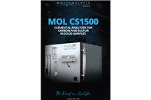 Analizator siarki i węgla MOL CS1500