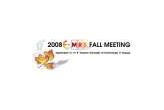 E-MRS 2008 Fall Meeting