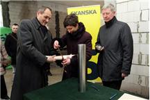 Kamień węgielny pod budowę ICNT w Toruniu