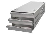 Statyw ze stali do zamrażarek o gł. 410 mm na 9 pudełek