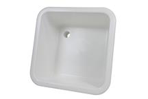 Zlew Labstream sink 400x400x250mm "Kappa Plus", biały